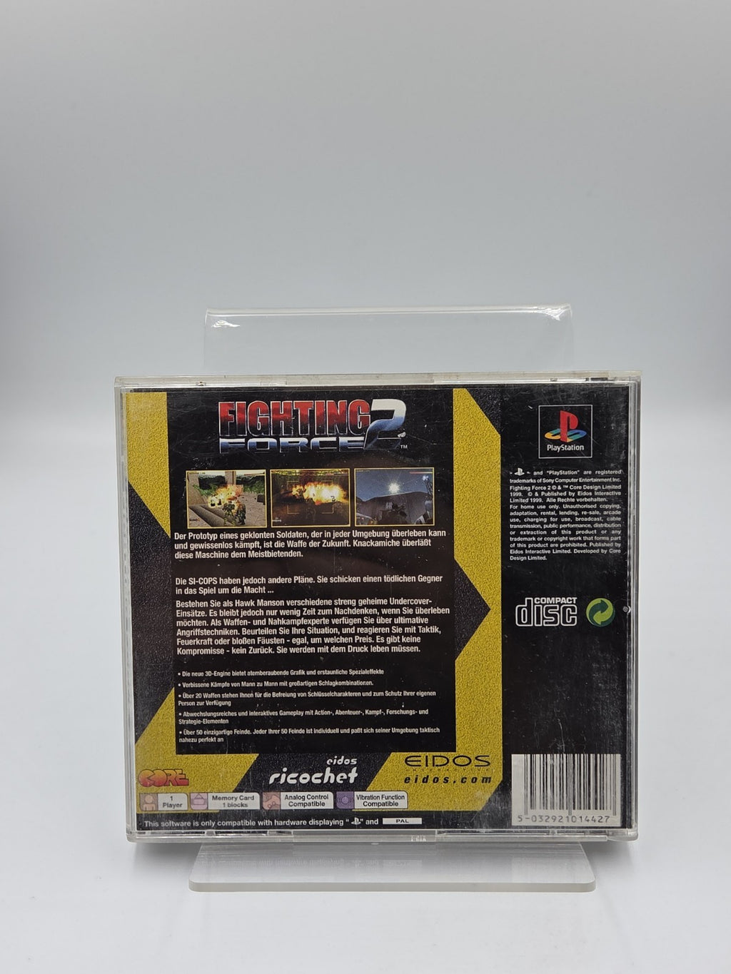 PS1 Playstation 1 Spiel Fighting Force 2 mit OVP und Anleitung Deutsch