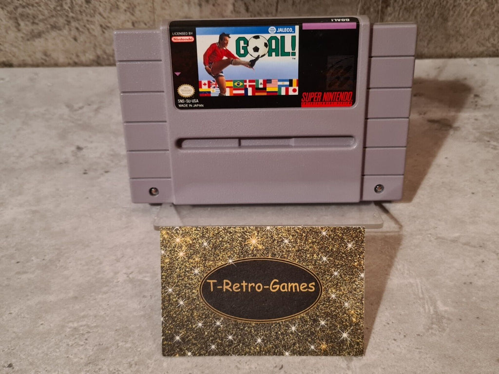 SNES Super Nintendo Goal! NTSC USA Modul - T-Retro-Games 