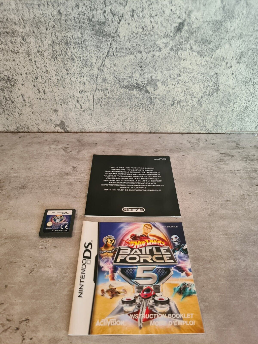 Nintendo DS Hot Wheels Battle Force 5 mit OVP und Anleitung EUR - T-Retro-Games 