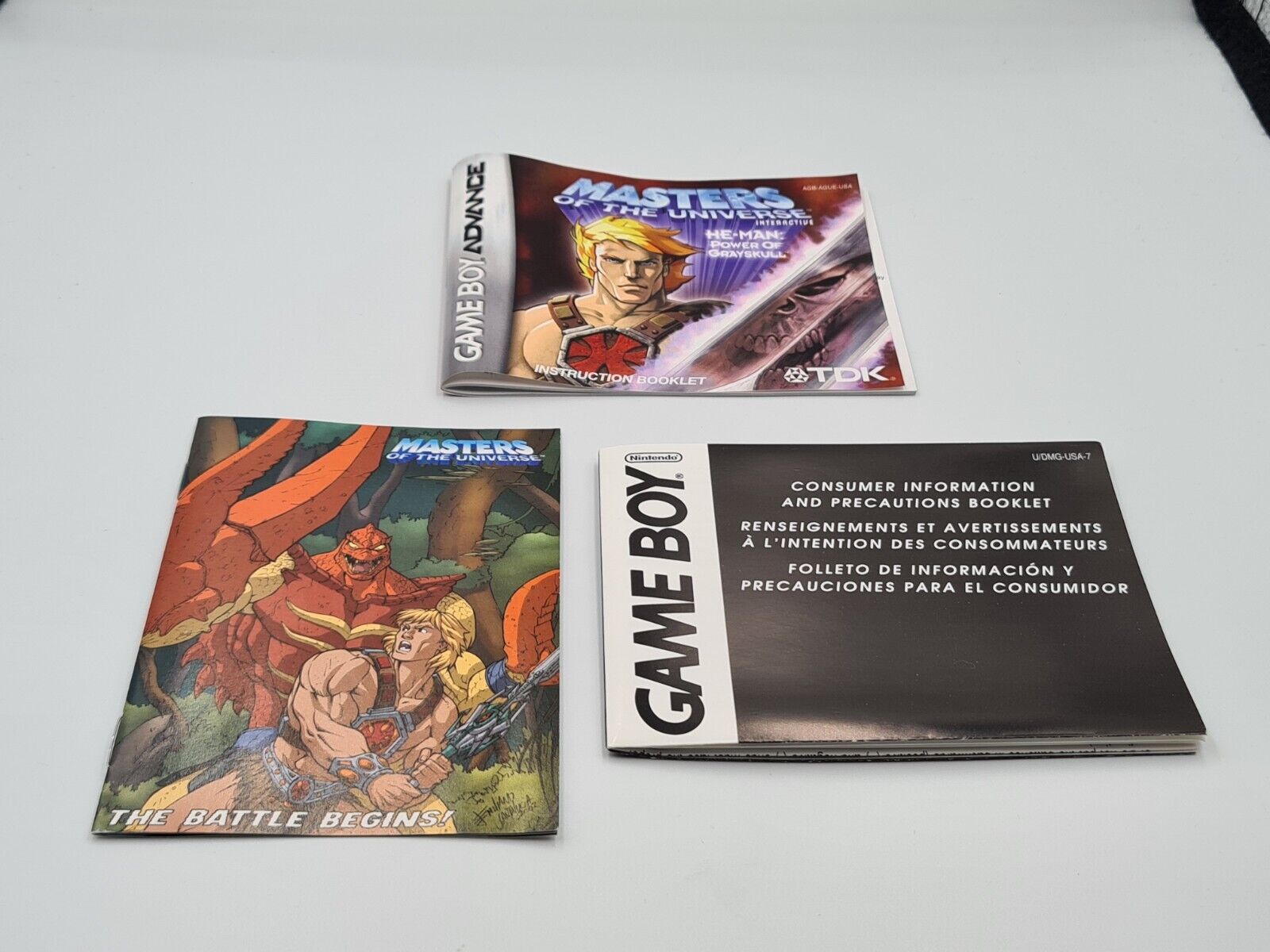 Nintendo Game Boy Advance Masters of The Universe mit OVP und Anleitung USA - T-Retro-Games 
