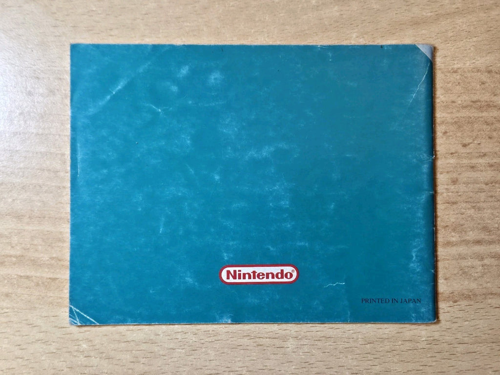NES Four Players Tennis Spielanleitung Instruction Booklet FRG