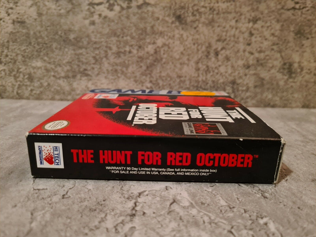 Nintendo Game Boy Classic The Hunt for Red October mit OVP und Anleitung USA - T-Retro-Games 