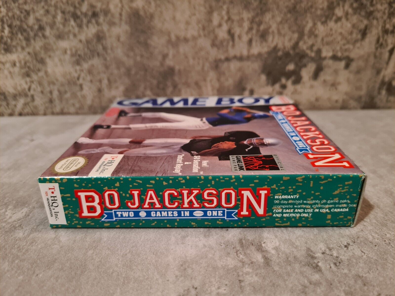 Nintendo Game Boy Classic Bo Jackson Two Games in One mit OVP und Anleitung USA - T-Retro-Games 