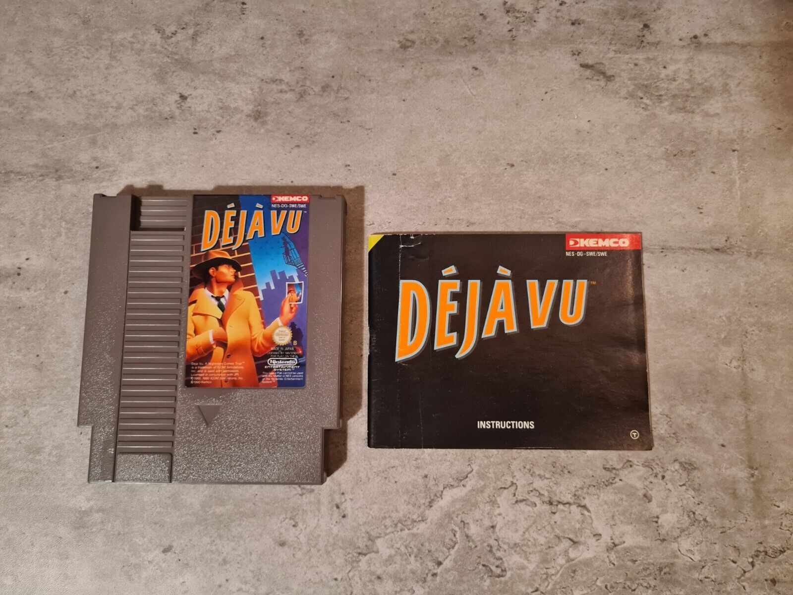 Nintendo NES Deja Vu mit OVP und Anleitung SWE - T-Retro-Games 