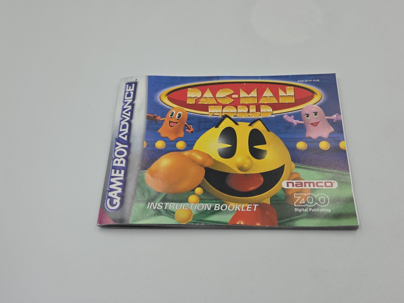 Nintendo Game Boy Advance Spiel Pac-Man World mit OVP und Anleitung EUR