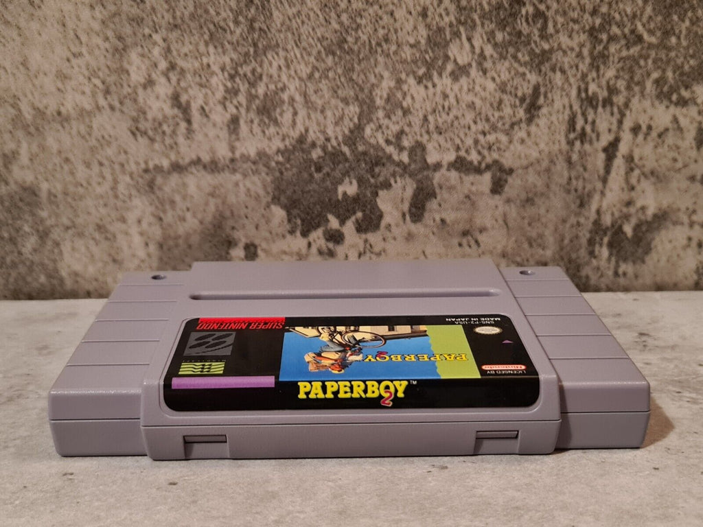 SNES Super Nintendo Paperboy 2 mit OVP und Anleitung NTSC-USA - T-Retro-Games 