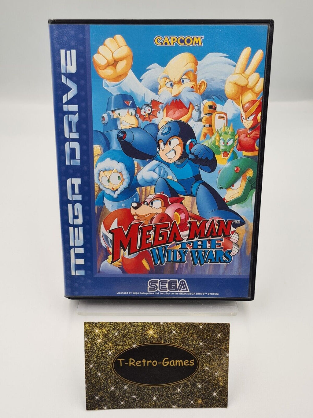 Sega Mega Drive Mega Man The Wily Wars mit OVP und Anleitung Multi Language - T-Retro-Games 