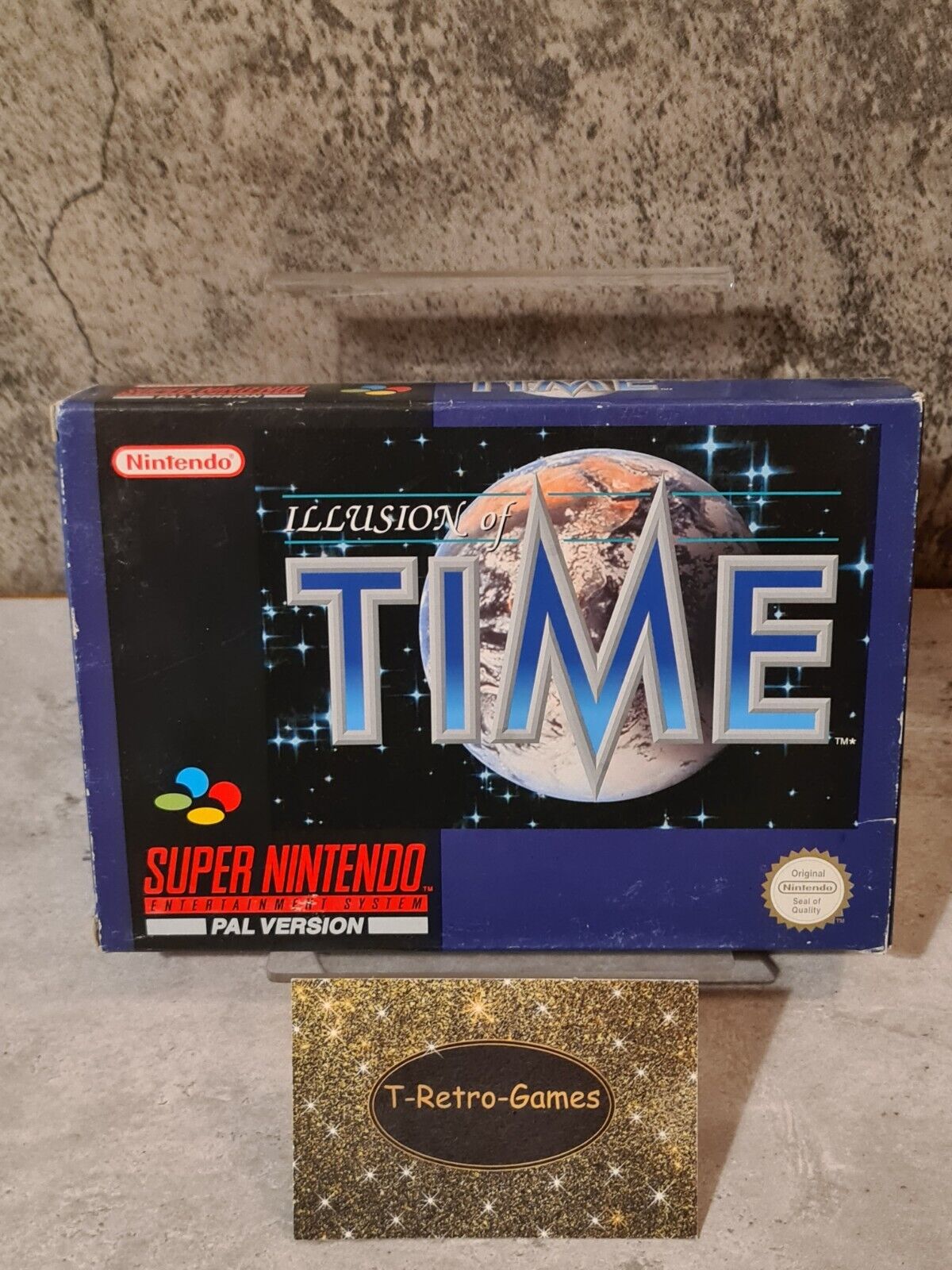 SNES Super Nintendo Illusion of Time mit OVP und Anleitung + Karte UKV - T-Retro-Games 