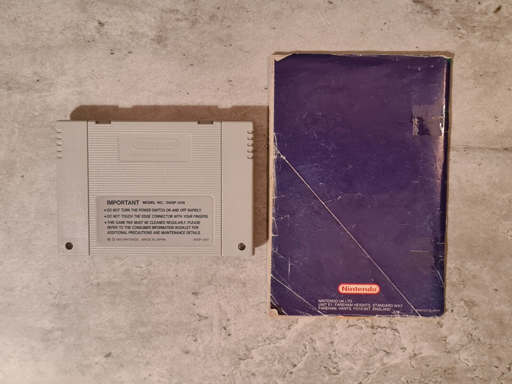 SNES Super Nintendo Illusion of Time mit OVP und Anleitung + Karte UKV - T-Retro-Games 
