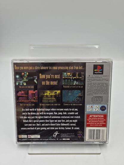 PS1 Playstation 1 Oddworld Abe's Oddysee mit OVP und Anleitung Englisch