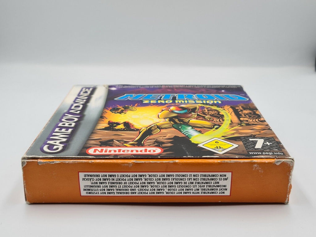 Nintendo Game Boy Advance Metroid Zero Mission mit OVP und Anleitung EUR - T-Retro-Games 