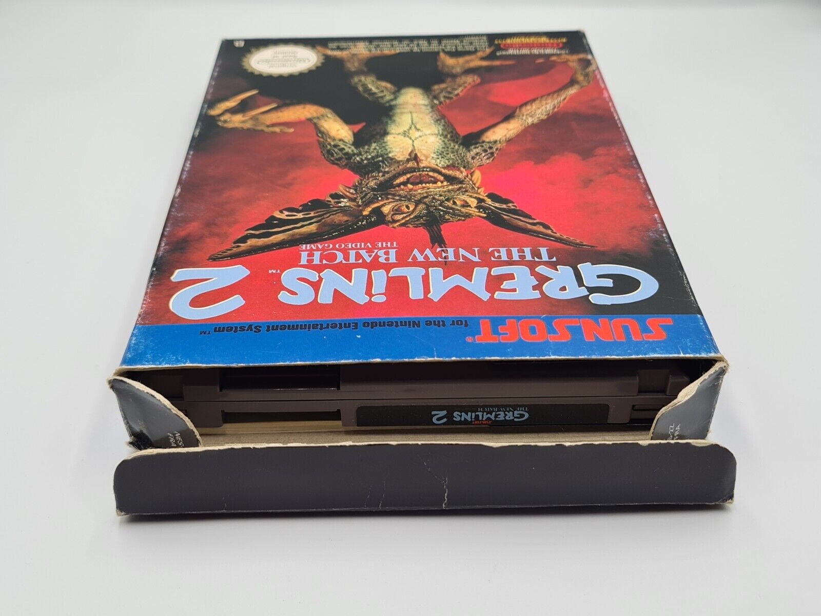 NES Gremlins 2 The New Batch The Video Game mit OVP und Anleitung FRA - T-Retro-Games 