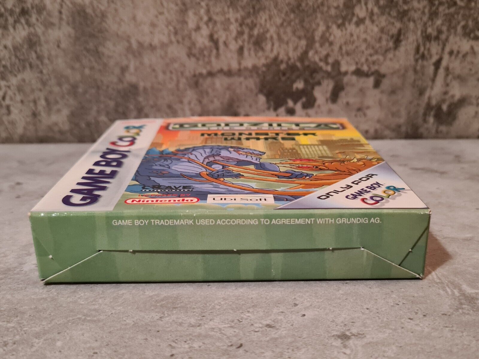 Game Boy Color Godzilla The Series Monster Wars mit OVP und Anleitung EUR - T-Retro-Games 