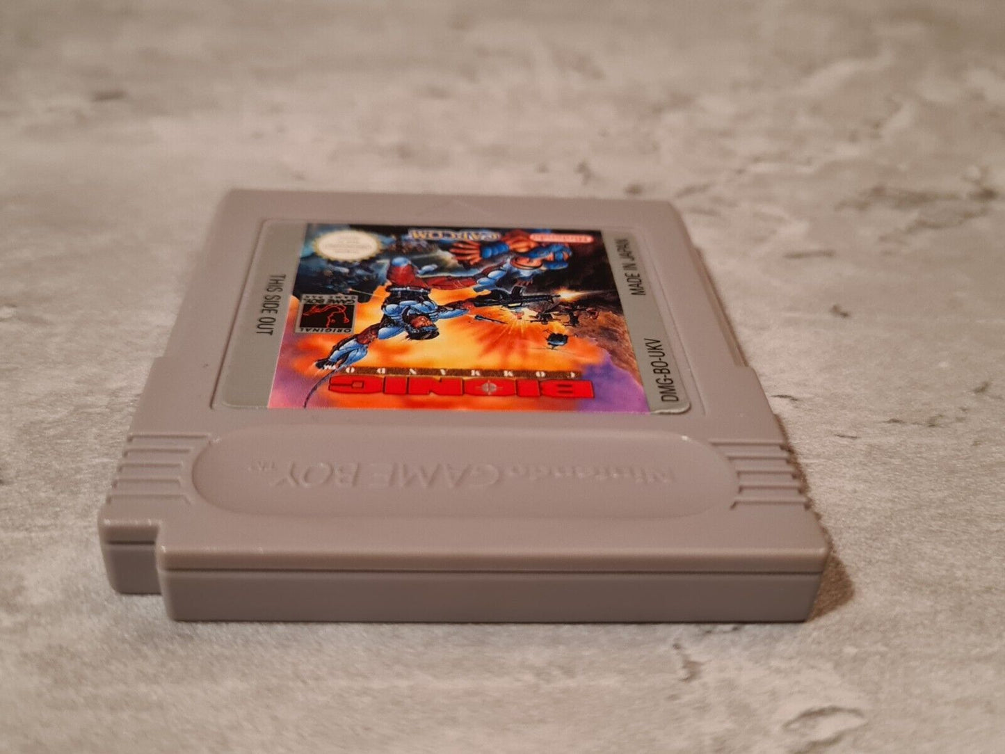 Nintendo Game Boy Classic Spiel Bionic Commando Modul UKV - T-Retro-Games 