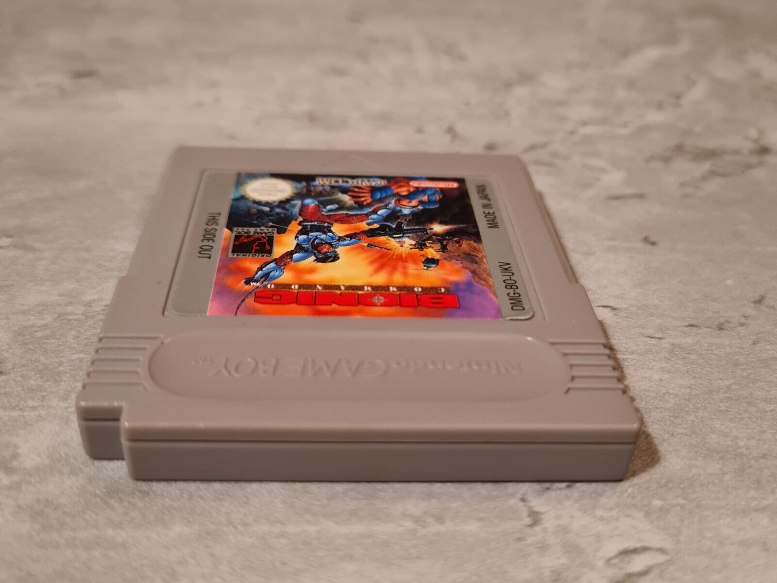 Nintendo Game Boy Classic Spiel Bionic Commando Modul UKV - T-Retro-Games 