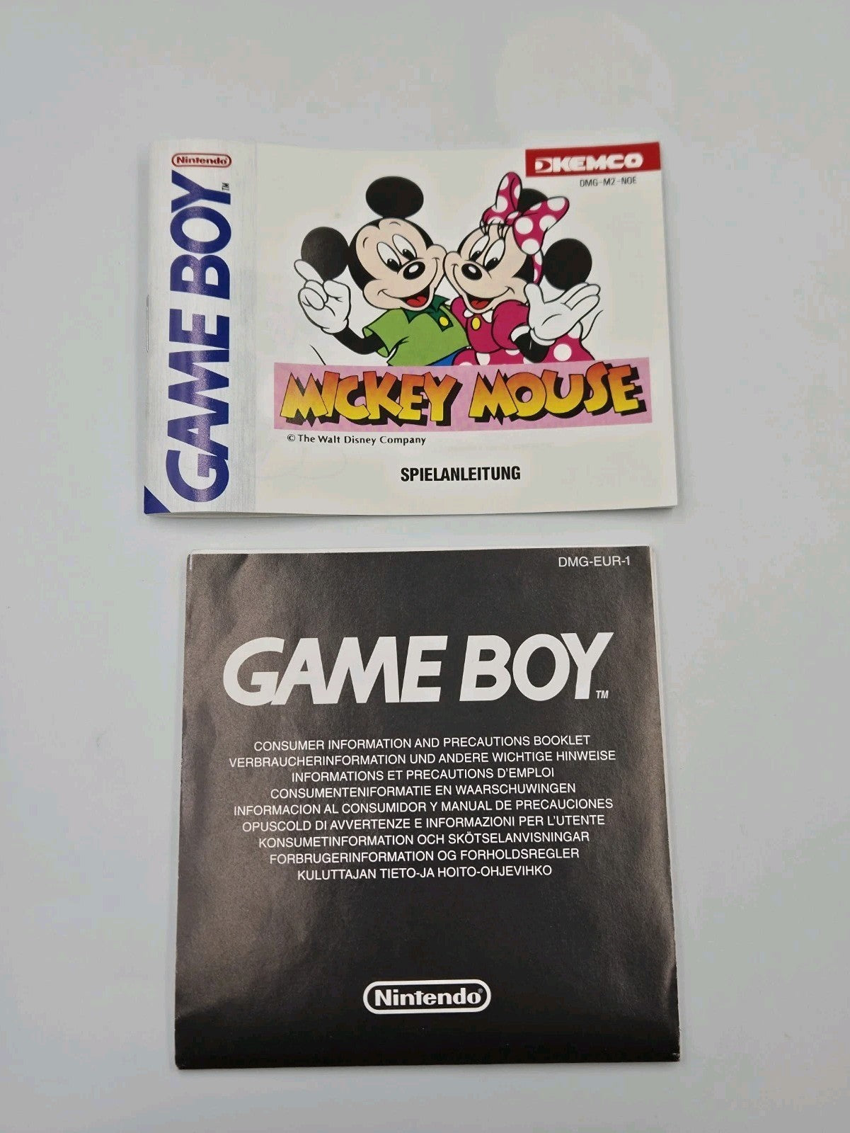 Nintendo Game Boy Classic Spiel Mickey Mouse mit OVP und Anleitung NOE