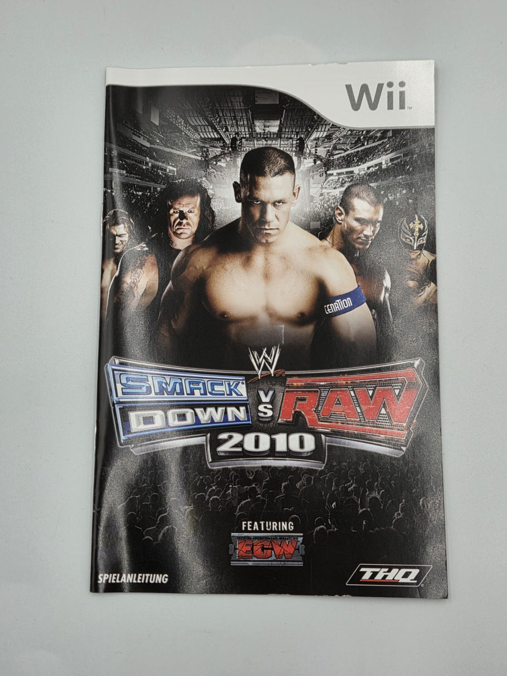 Nintendo Wii Spiel WWF Smackdown vs Raw 2010 mit OVP und Anleitung NOE - T-Retro-Games 