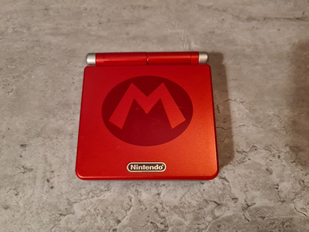 Game Boy Advance SP Mario Limited Edition Pak OVP Konsole Console AGS-001 - T-Retro-Games 