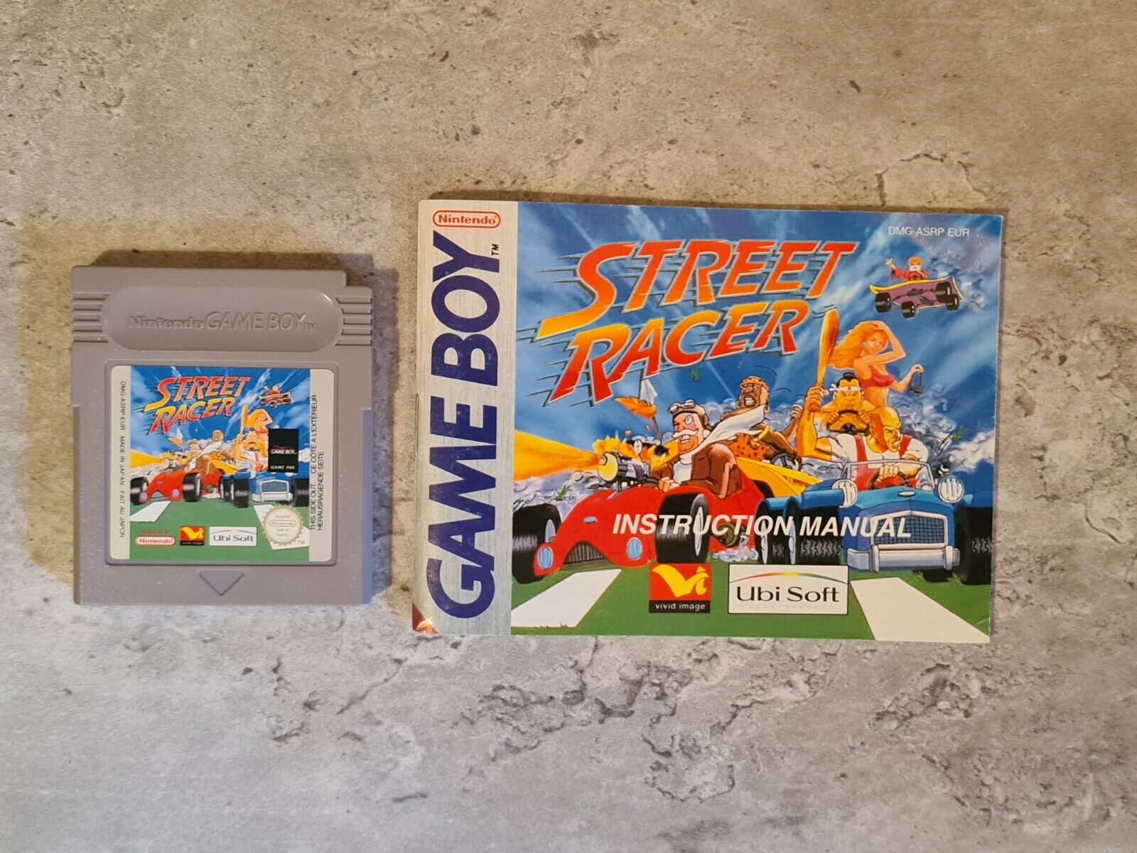 Nintendo Game Boy Classic Street Racer mit OVP und Anleitung EUR - T-Retro-Games 