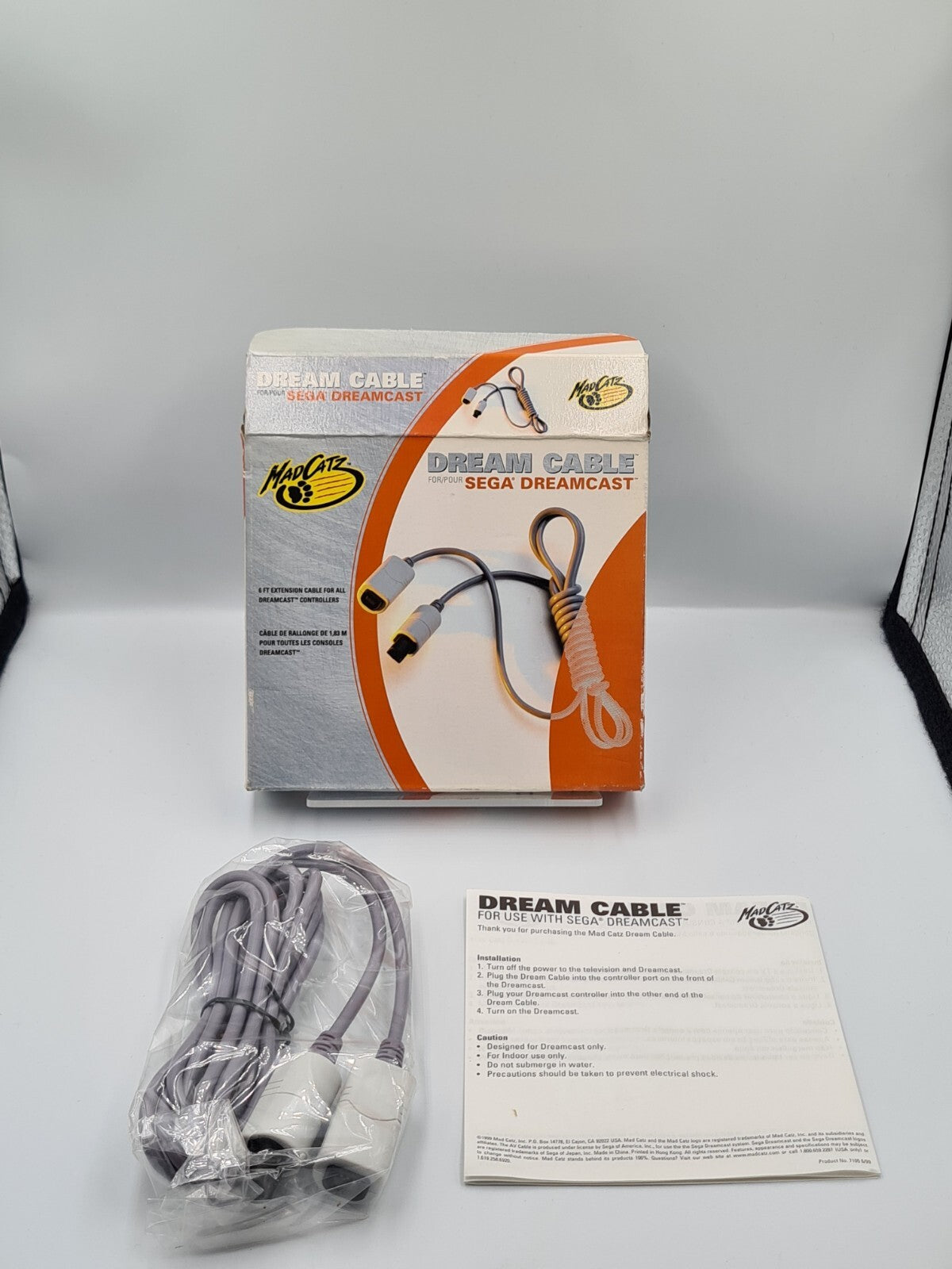 Sega Dreamcast Dream Cable Madcatz Controller Verlängerungskabel