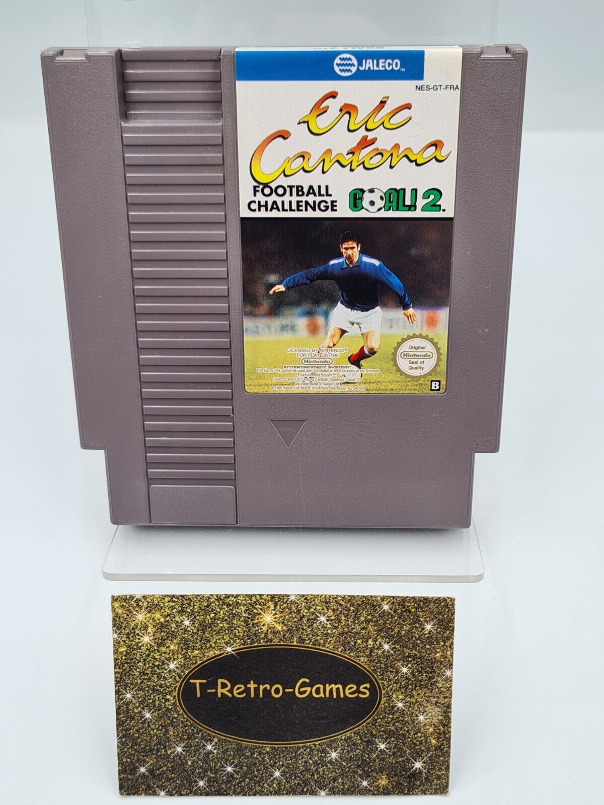 Nintendo NES Spiel Eric Cantona Football Challenge Goal! 2 Modul FRA - T-Retro-Games 