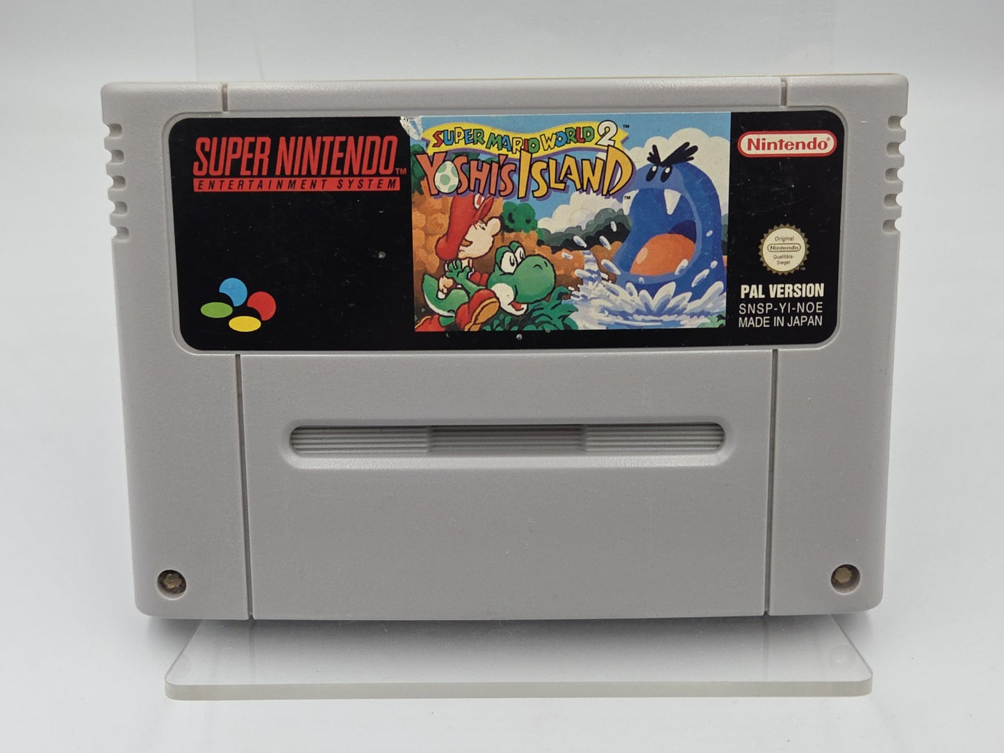 SNES Super Nintendo Spiel Super Mario World 2 Yoshi's Island Modul NOE