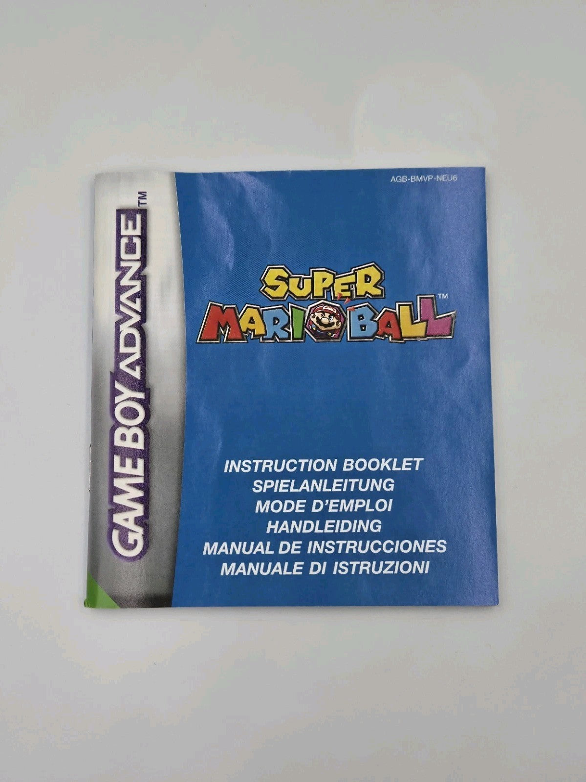 Nintendo Game Boy Advance Super Mario Ball mit OVP und Anleitung EUR