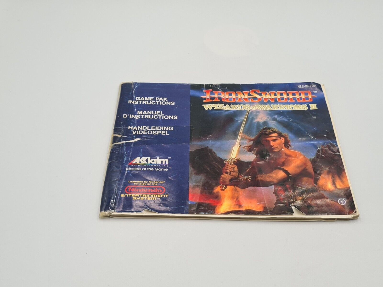 NES IronSword Wizards & Warriors II mit OVP und Anleitung FRA - T-Retro-Games 