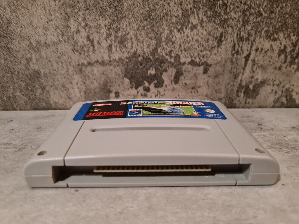 SNES Super Nintendo Sensible Soccer European Champions Modul FAH - T-Retro-Games 