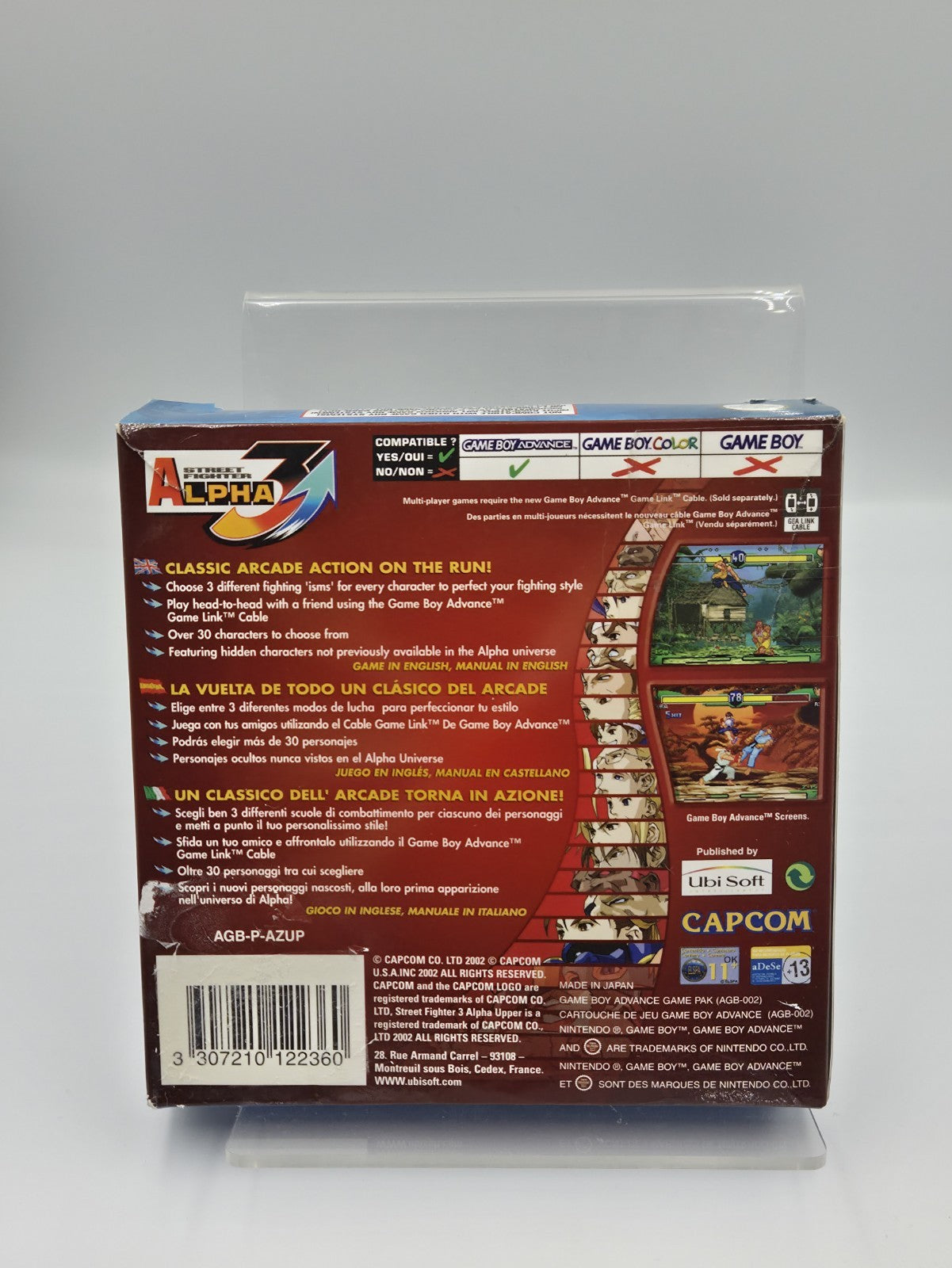 Nintendo Game Boy Advance Street Fighter Alpha 3  mit OVP und Anleitung USA
