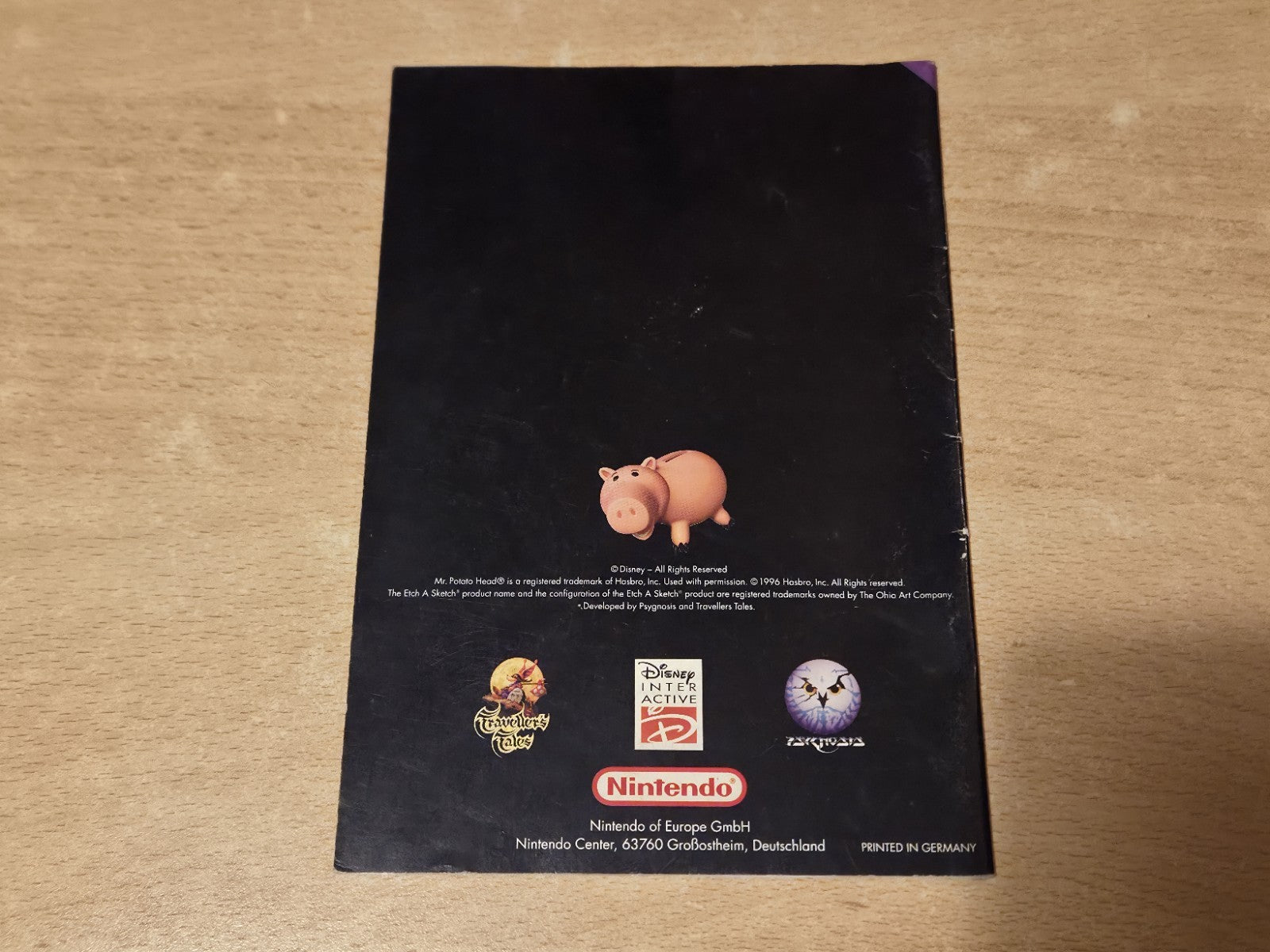 SNES Super Nintendo Disney's Toy Story Spielanleitung Instruction Booklet NOE