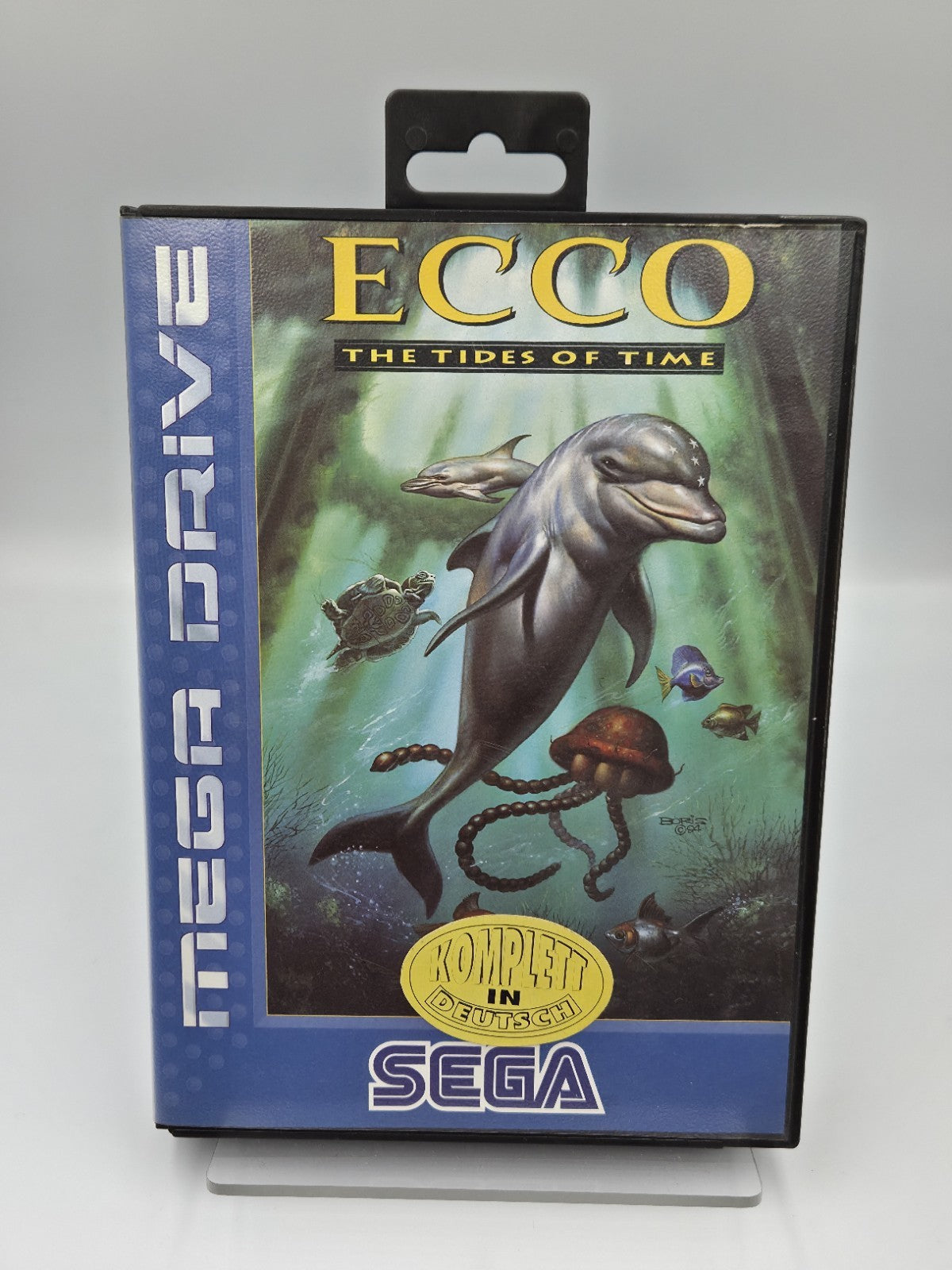 Sega Mega Drive Spiel Ecco The Tides of Time mit OVP und Anleitung Multilingual 