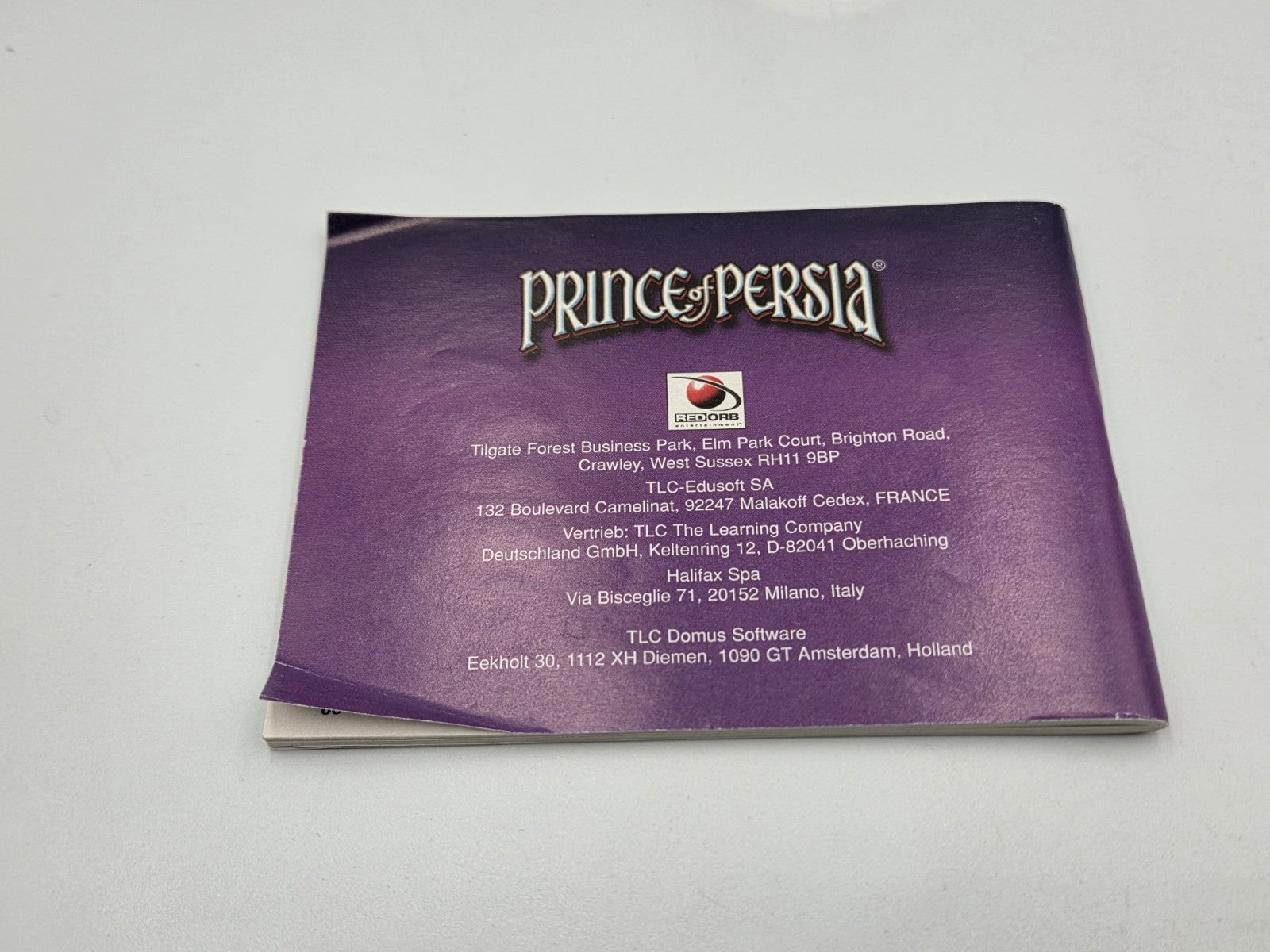 Nintendo Game Boy Color Prince of Persia mit OVP und Anleitung EUR