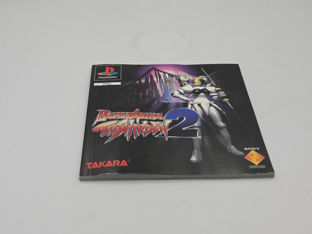 PS1 Playstation 1 Spiel Battle Arena Toshinden 2 + OVP +  Anleitung Multilingual