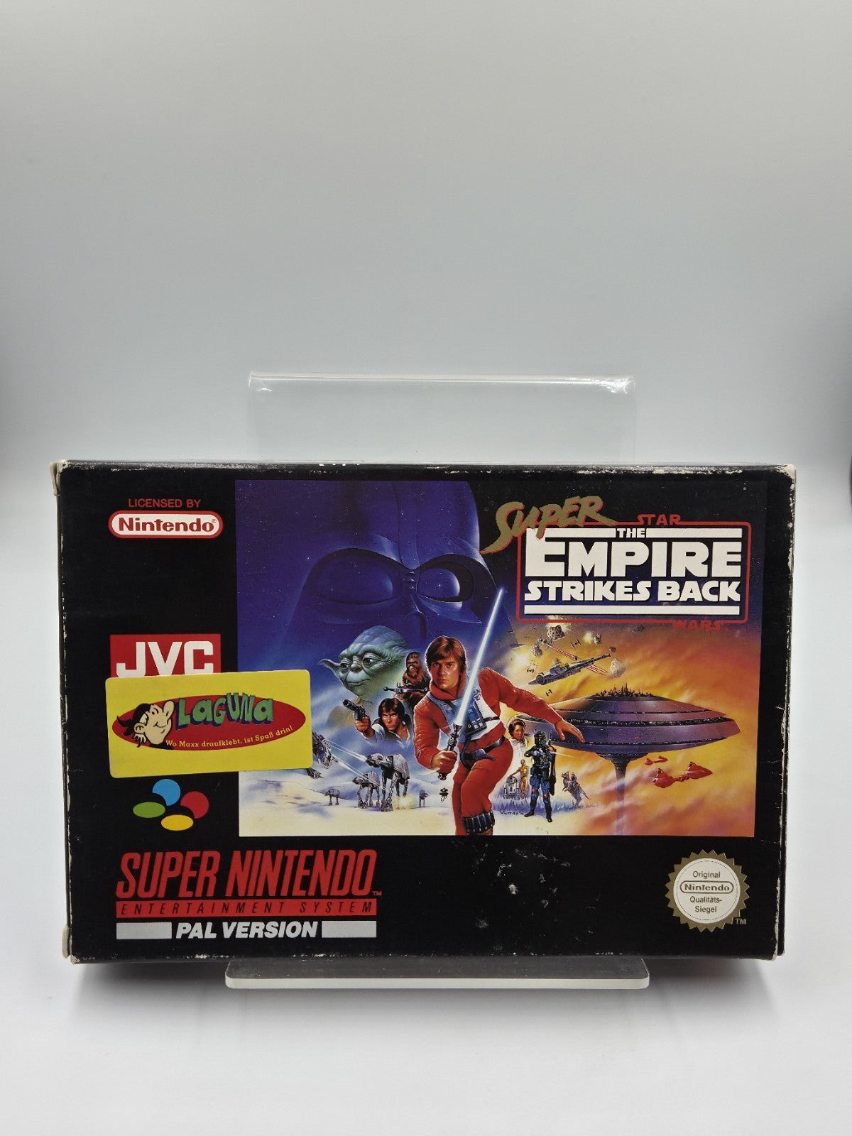 SNES Super Nintendo Super Star Wars The Empire Strikes Back + OVP +Anleitung NOE