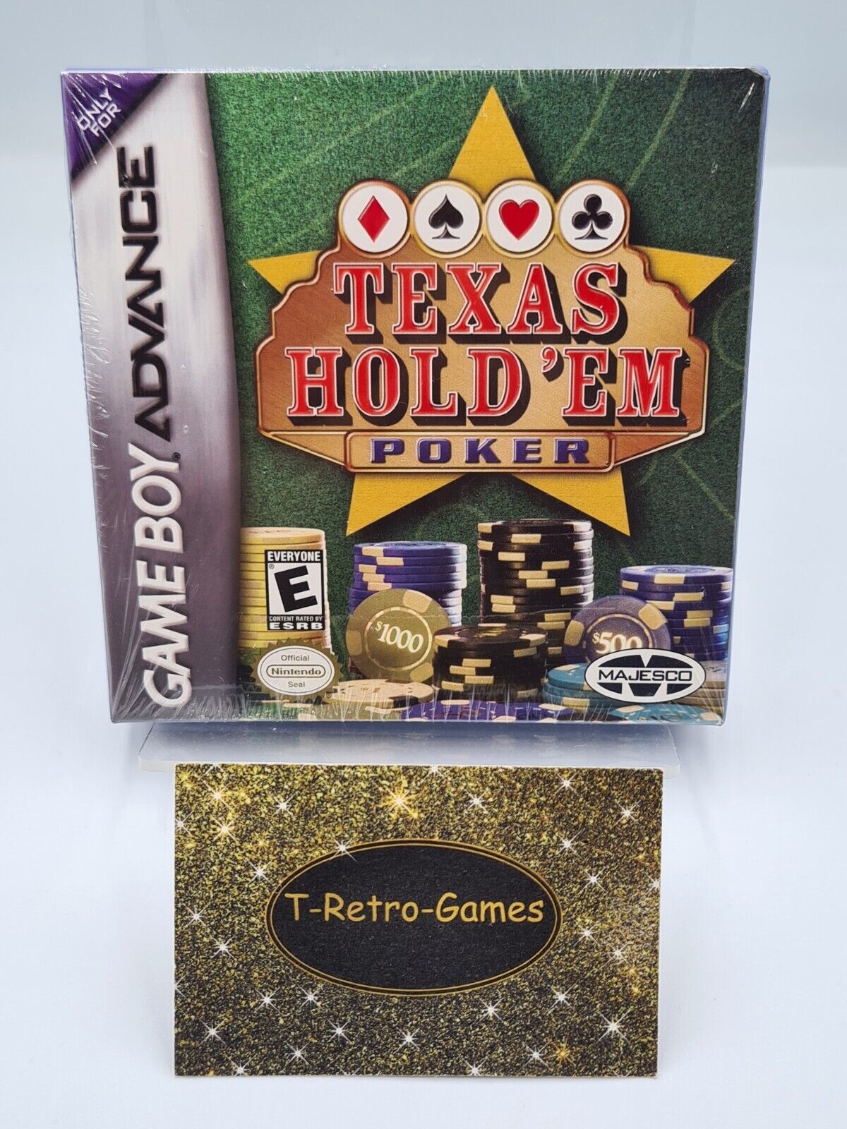 Nintendo Game Boy Advance Texas Hold'Em Poker USA Sealed Neu New - T-Retro-Games 