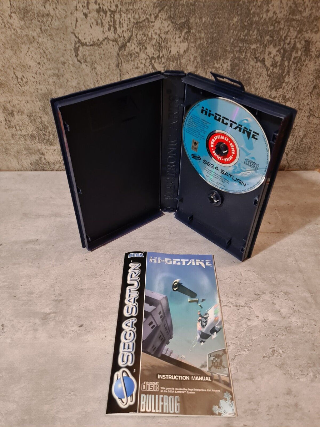 Sega Saturn Hi-Octane mit OVP und Anleitung Multi Language - T-Retro-Games 