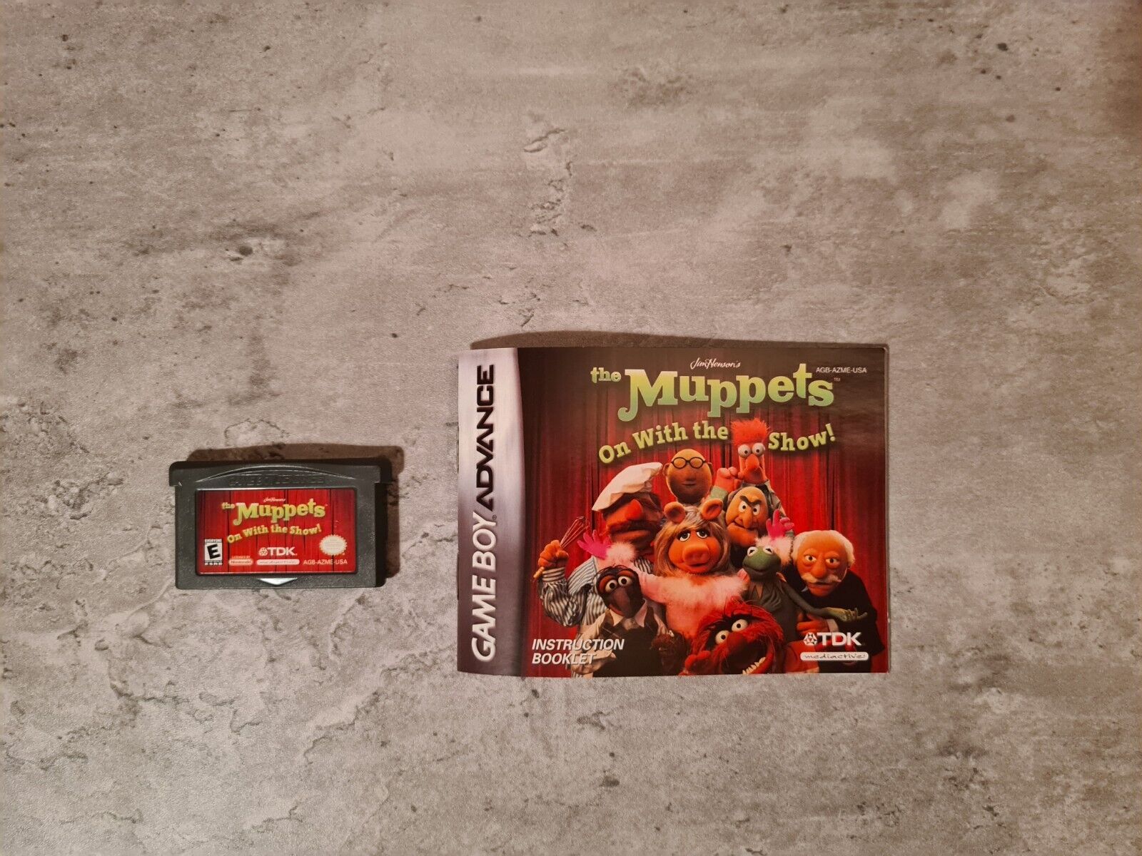 Nintendo Gameboy Advance The Muppets On with the Show! mit OVP und Anleitung USA - T-Retro-Games 