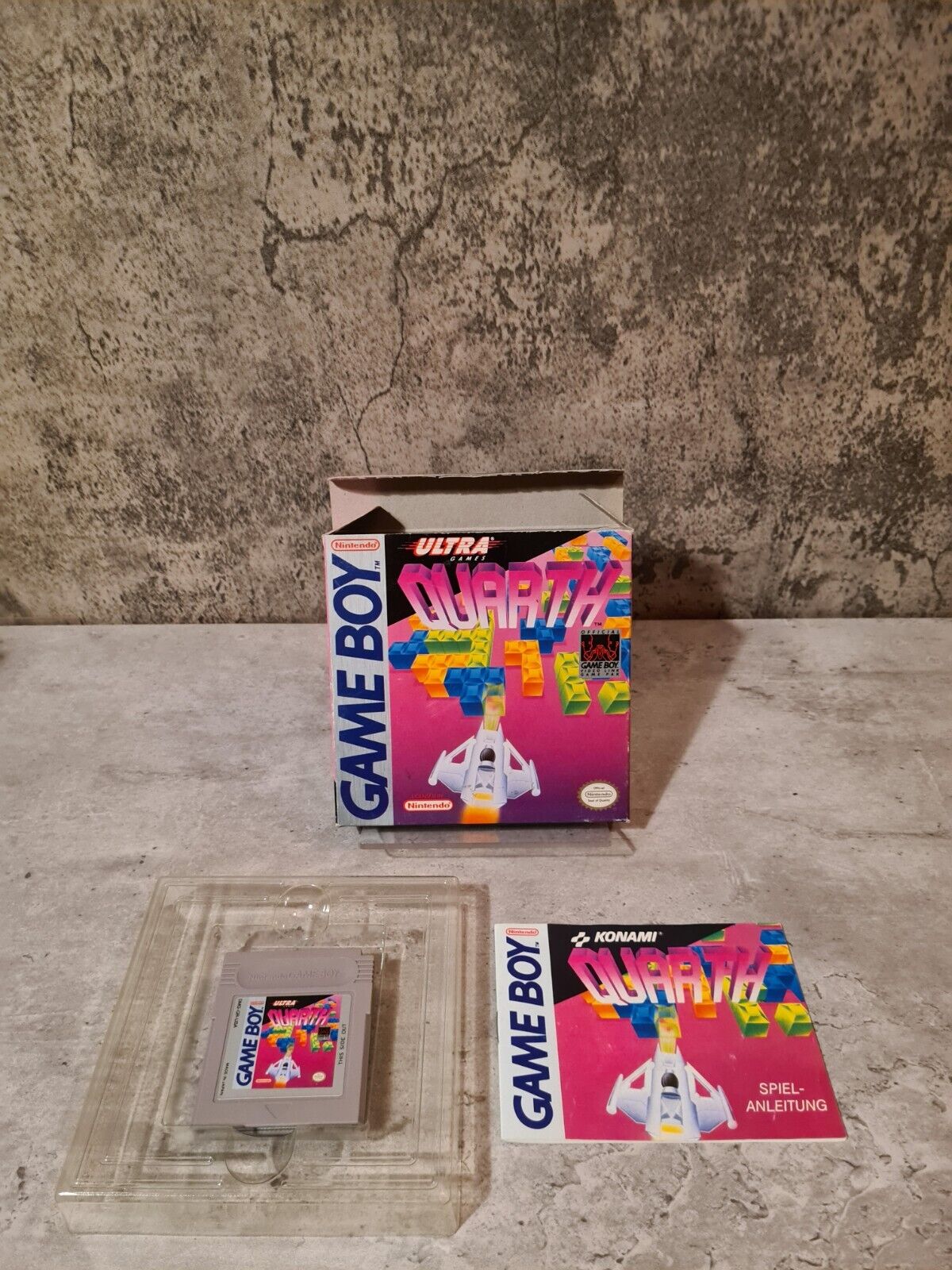 Nintendo Game Boy Classic Quarth mit OVP und Anleitung USA - T-Retro-Games 