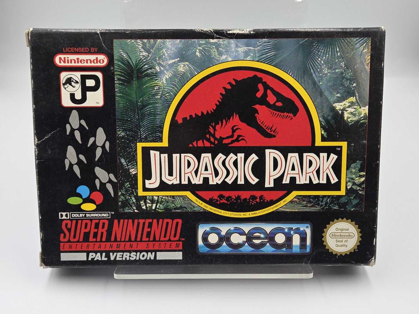 SNES Super Nintendo Spiel Jurassic Park mit OVP und Anleitung UKV