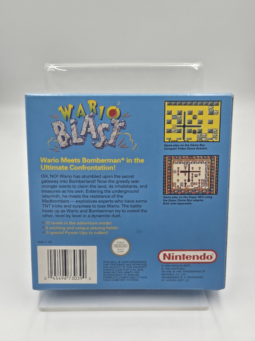 Nintendo Game Boy Classic Spiel Wario Blast mit OVP und Anleitung GPS