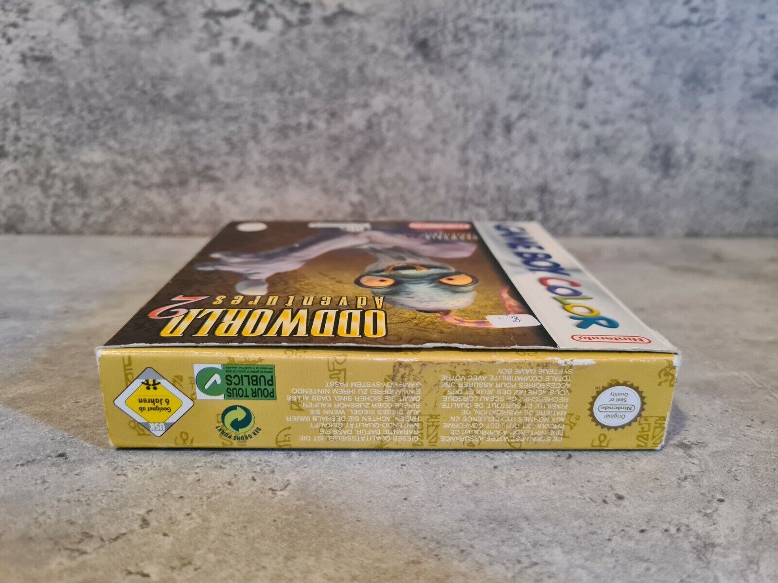 Nintendo Game Boy Color Oddworld Adventures 2 mit OVP und Anleitung EUR - T-Retro-Games 