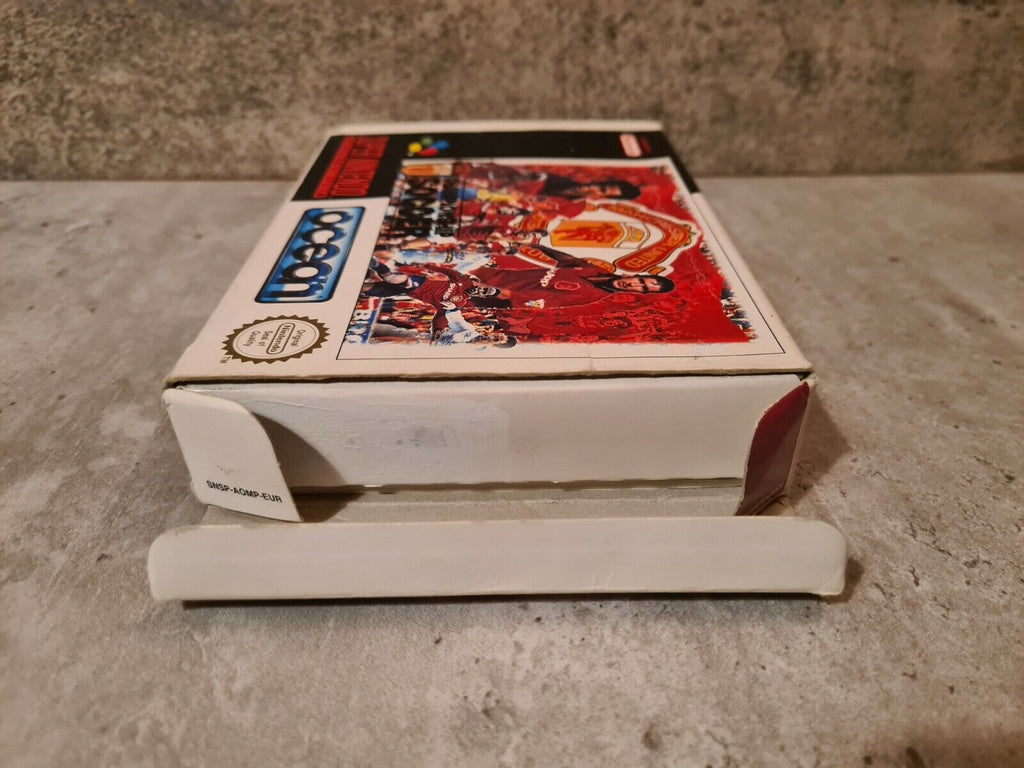 Super Nintendo Manchester United Championship Soccer mit OVP und Anleitung UKV - T-Retro-Games 