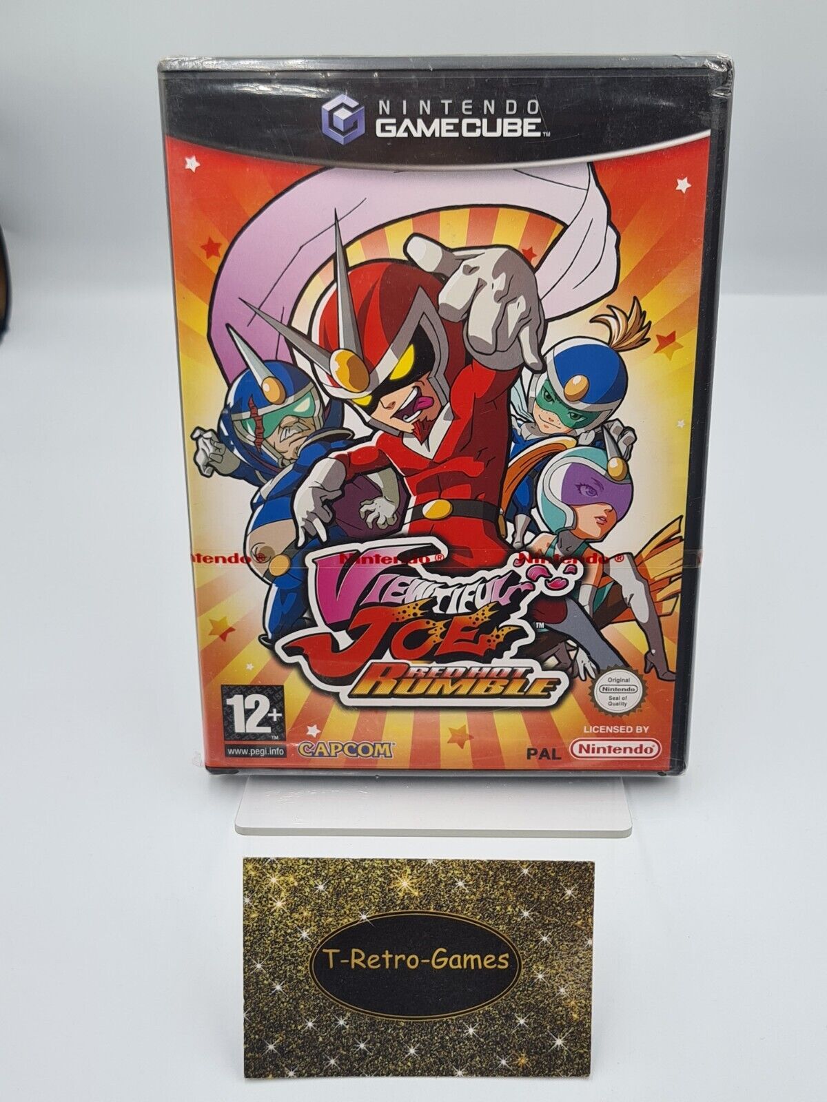 Nintendo GameCube Viewtiful Joe Red Hot Rumble FRA Sealed Neu NEW Red Strip - T-Retro-Games 