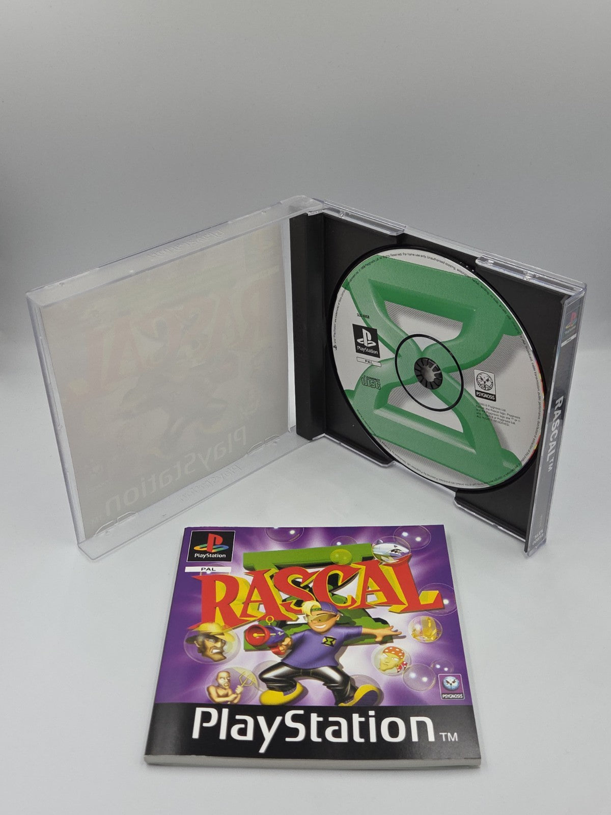 PS1 Playstation 1 Spiel Rascal mit OVP und Anleitung Multilingual