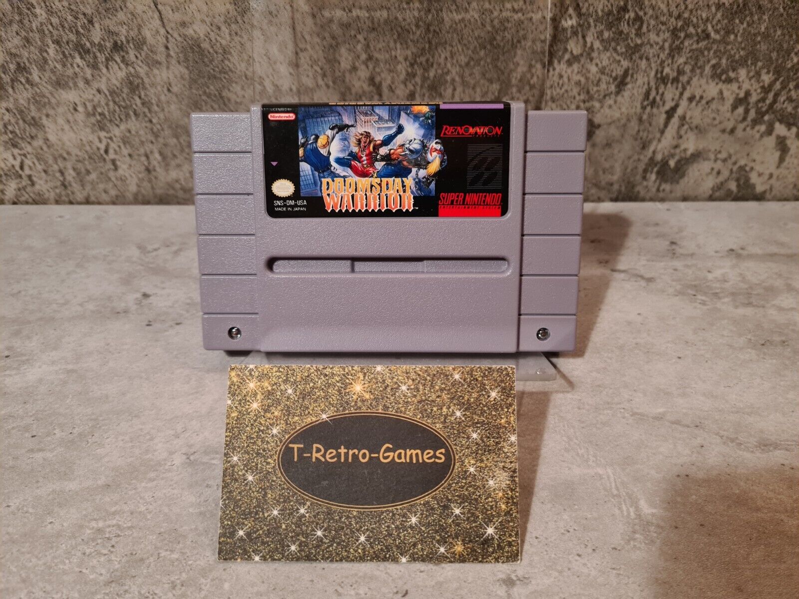 SNES Super Nintendo Doomsday Warrior NTSC USA Modul - T-Retro-Games 