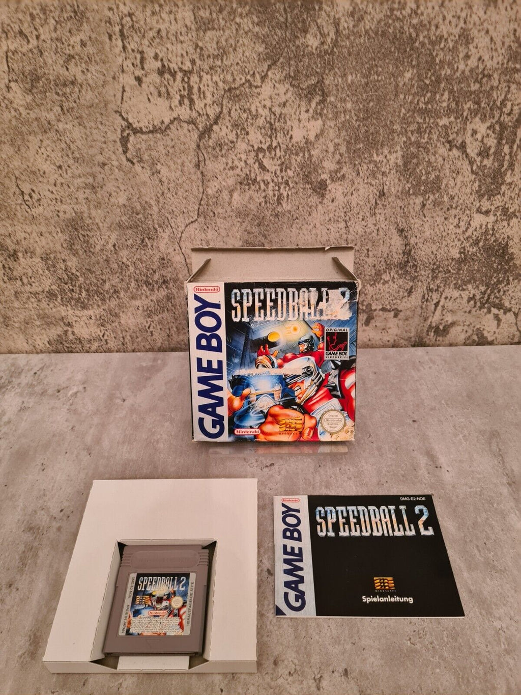 Nintendo Game Boy Classic Speedball 2 mit OVP und Anleitung NOE - T-Retro-Games 