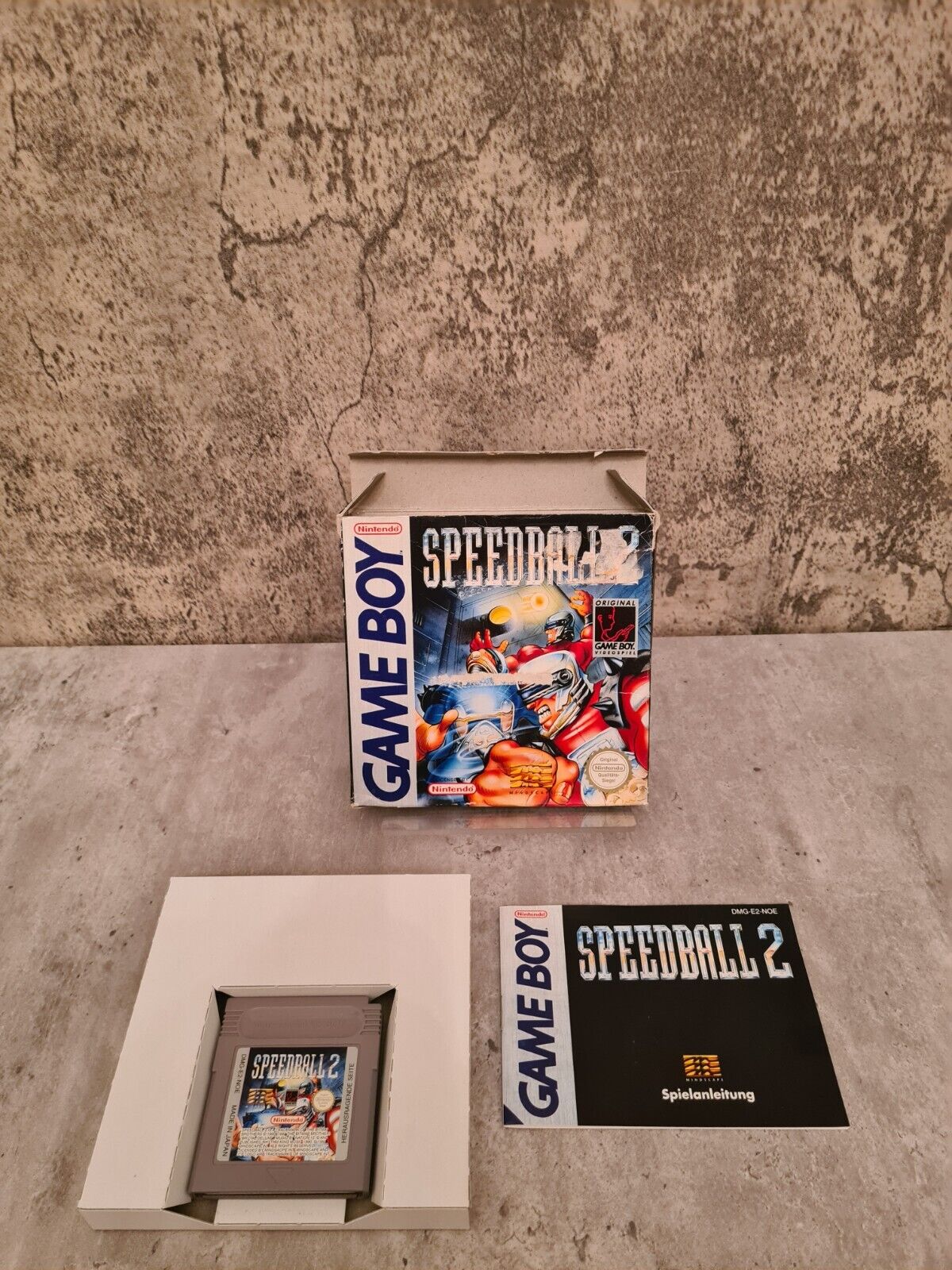 Nintendo Game Boy Classic Speedball 2 mit OVP und Anleitung NOE - T-Retro-Games 