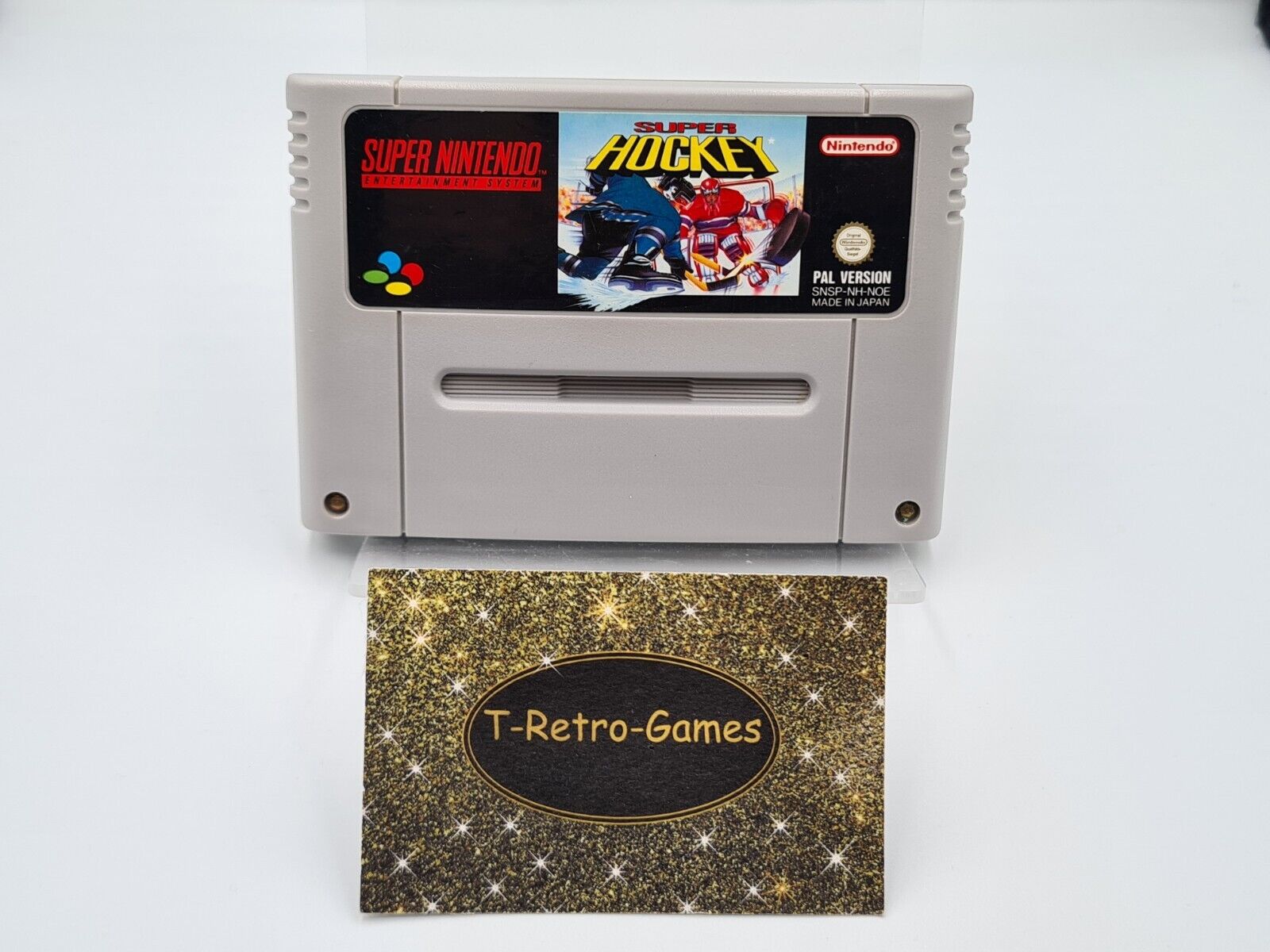 SNES Super Nintendo Super Hockey Modul NOE - T-Retro-Games 
