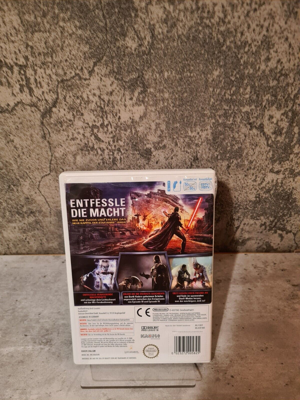 Nintendo Wii Spiel Star Wars Force Unleashed mit OVP und Anleitung NOE - T-Retro-Games 